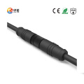 Conector impermeable M12B con tuerca de metal